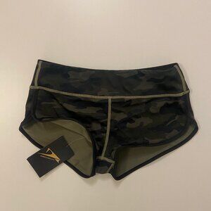 Camouflage Booty Shorts with Tag